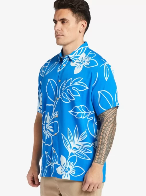 Mens Quiksilver Shirts & Polos | Waterman Cruise Town Woven Shirt