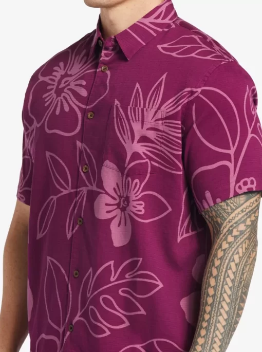 Mens Quiksilver Shirts & Polos | Waterman Cruise Town Woven Shirt