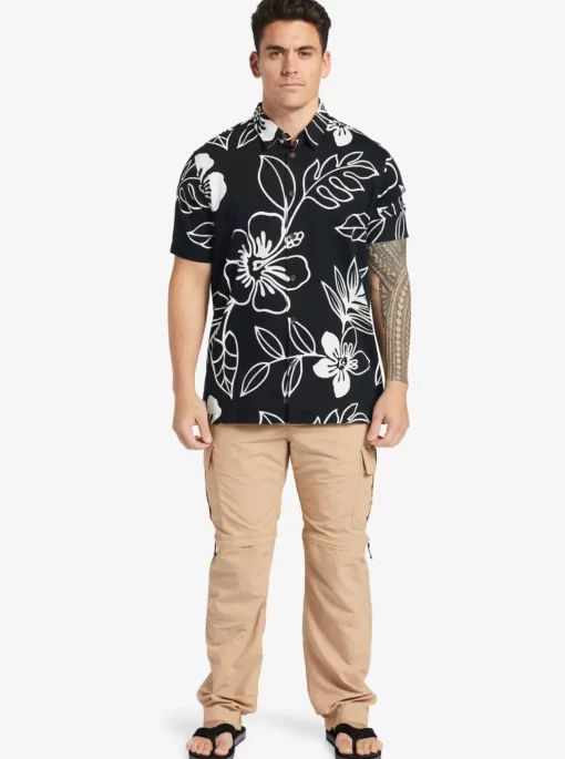 Mens Quiksilver Shirts & Polos | Waterman Cruise Town Woven Shirt