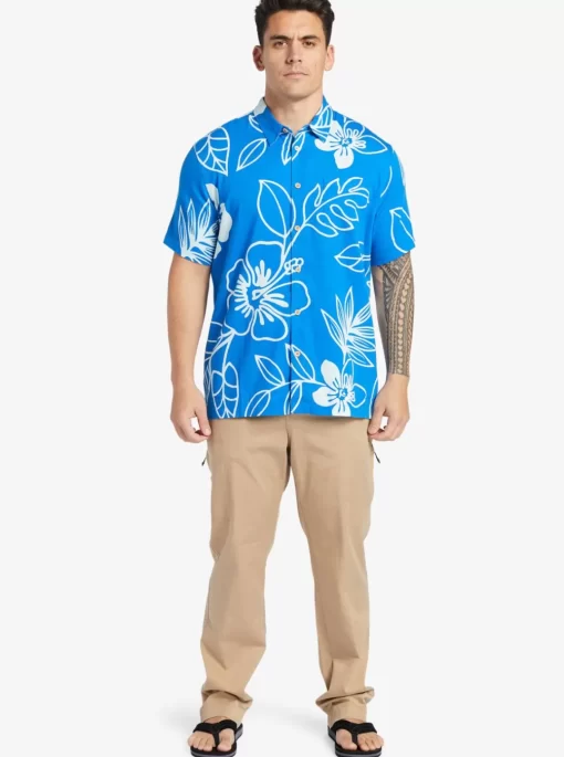 Mens Quiksilver Shirts & Polos | Waterman Cruise Town Woven Shirt