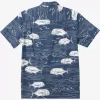 Mens Quiksilver Shirts & Polos | Waterman Dive Sites Woven Shirt