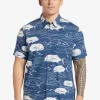 Mens Quiksilver Shirts & Polos | Waterman Dive Sites Woven Shirt