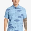 Mens Quiksilver Shirts & Polos | Waterman Dive Sites Woven Shirt