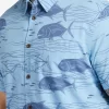 Mens Quiksilver Shirts & Polos | Waterman Dive Sites Woven Shirt