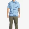 Mens Quiksilver Shirts & Polos | Waterman Dive Sites Woven Shirt