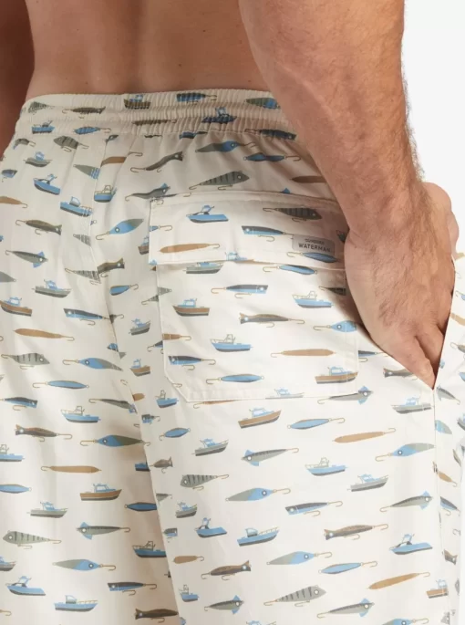 Mens Quiksilver Elastic Waist | Waterman Drag Week 17" Volleys