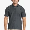 Mens Quiksilver Shirts & Polos | Waterman Kings Cliff Short Sleeve Shirt