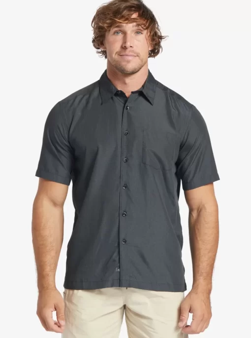 Mens Quiksilver Shirts & Polos | Waterman Kings Cliff Short Sleeve Shirt