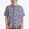Mens Quiksilver Shirts & Polos | Waterman Line Spinner Short Sleeve Shirt