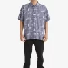 Mens Quiksilver Shirts & Polos | Waterman Line Spinner Short Sleeve Shirt