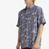 Mens Quiksilver Shirts & Polos | Waterman Line Spinner Short Sleeve Shirt
