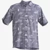 Mens Quiksilver Shirts & Polos | Waterman Line Spinner Short Sleeve Shirt