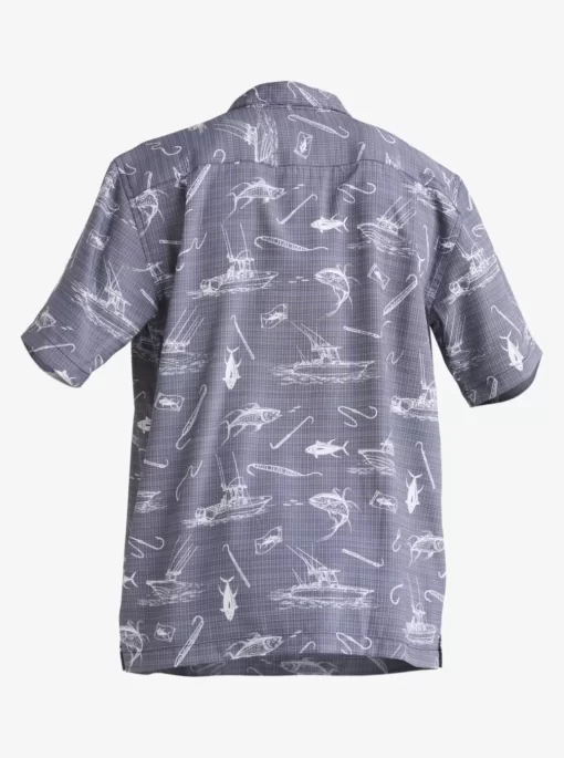 Mens Quiksilver Shirts & Polos | Waterman Line Spinner Short Sleeve Shirt