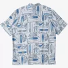 Mens Quiksilver Shirts & Polos | Waterman Long Boards Woven Shirt