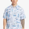 Mens Quiksilver Shirts & Polos | Waterman Long Boards Woven Shirt