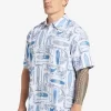 Mens Quiksilver Shirts & Polos | Waterman Long Boards Woven Shirt