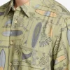 Mens Quiksilver Shirts & Polos | Waterman Long Boards Woven Shirt