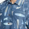 Mens Quiksilver Shirts & Polos | Waterman Long Boards Woven Shirt