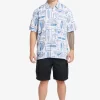 Mens Quiksilver Shirts & Polos | Waterman Long Boards Woven Shirt