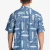 Mens Quiksilver Shirts & Polos | Waterman Long Boards Woven Shirt