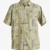 Mens Quiksilver Shirts & Polos | Waterman Long Boards Woven Shirt