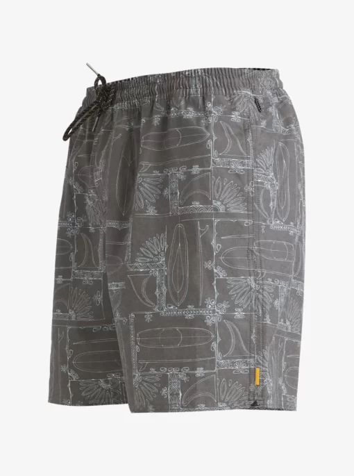 Mens Quiksilver Elastic Waist | Waterman Longboard Volley 17" Elastic Waist Shorts