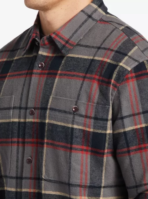 Mens Quiksilver Shirts & Polos | Waterman Lower Ridge Flannel Long Sleeve Top
