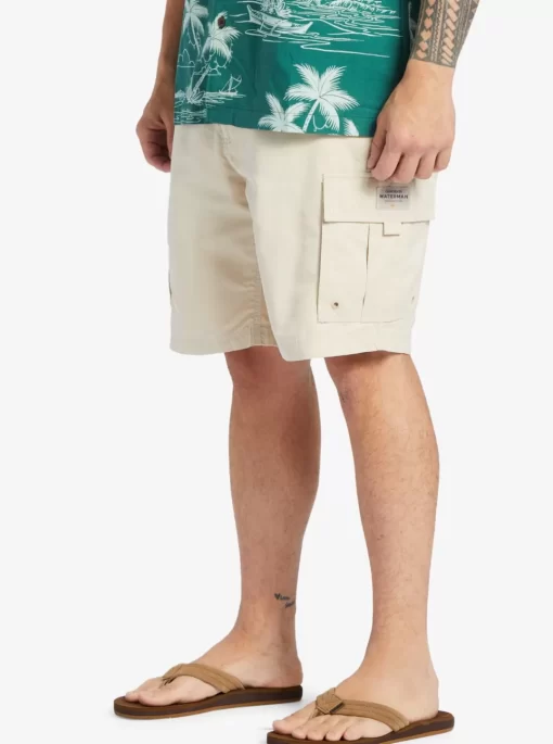 Mens Quiksilver Shorts | Waterman Maldive Atoll Cargo 20" Shorts