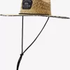 Mens Quiksilver Hats | Waterman Outsider Straw Lifeguard Hat