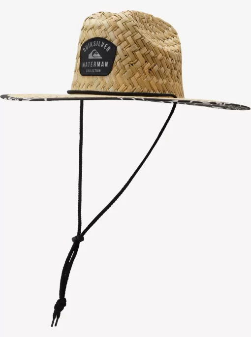 Mens Quiksilver Hats | Waterman Outsider Straw Lifeguard Hat