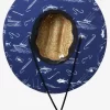 Mens Quiksilver Hats | Waterman Outsider Straw Lifeguard Hat