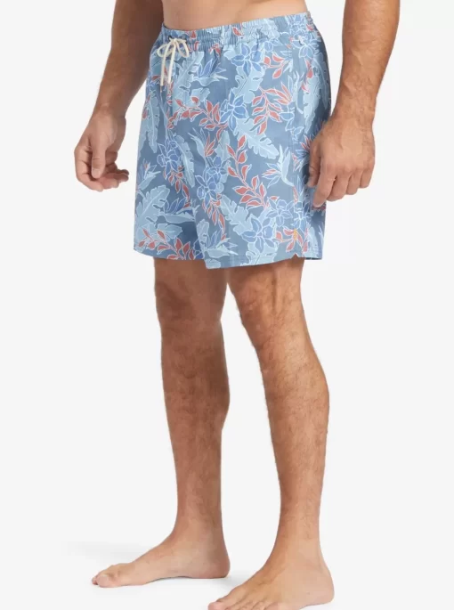Mens Quiksilver Elastic Waist | Waterman Perfect Feel 17" Volleys