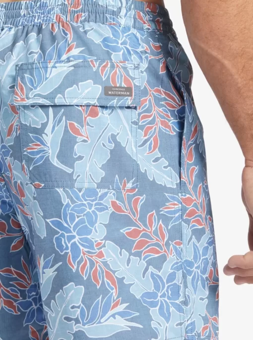 Mens Quiksilver Elastic Waist | Waterman Perfect Feel 17" Volleys