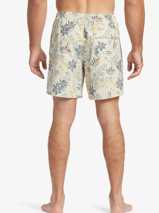 Mens Quiksilver Elastic Waist | Waterman Perfect Feel 17" Volleys