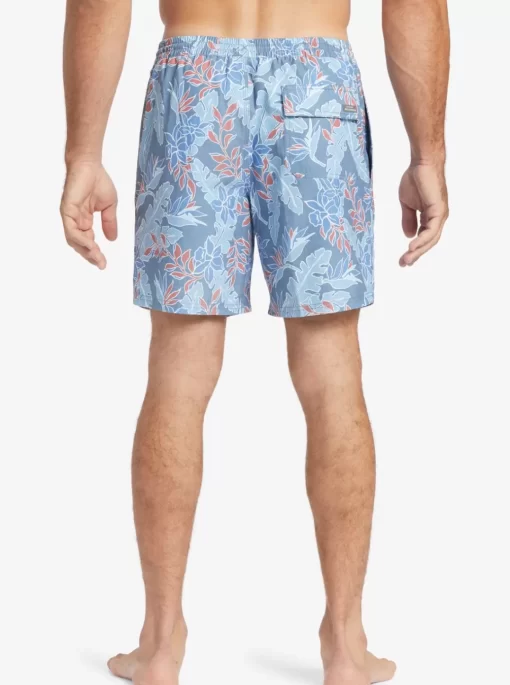Mens Quiksilver Elastic Waist | Waterman Perfect Feel 17" Volleys