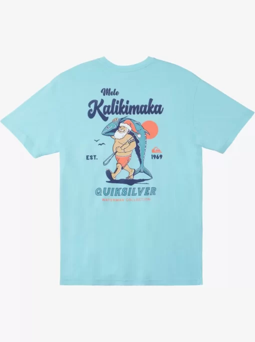 Mens Quiksilver Tees | Waterman Santa Qt-Shirt