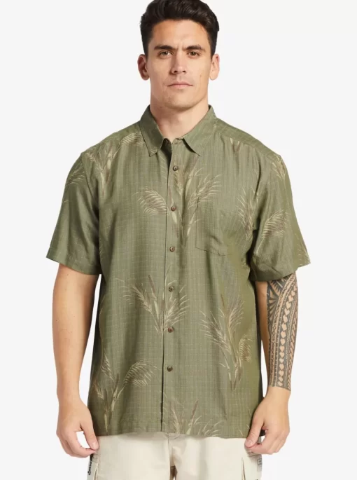 Mens Quiksilver Shirts & Polos | Waterman Skipped Out Woven Shirt