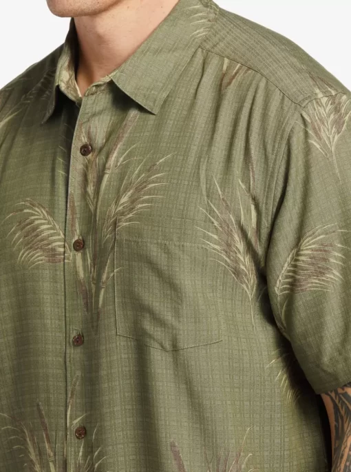 Mens Quiksilver Shirts & Polos | Waterman Skipped Out Woven Shirt