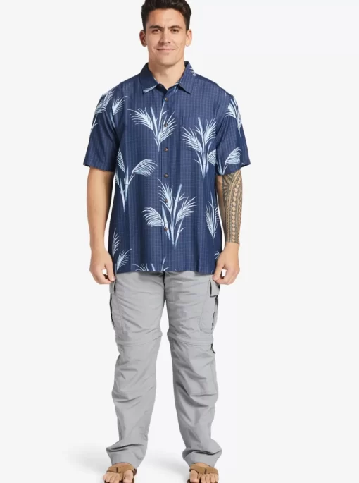 Mens Quiksilver Shirts & Polos | Waterman Skipped Out Woven Shirt