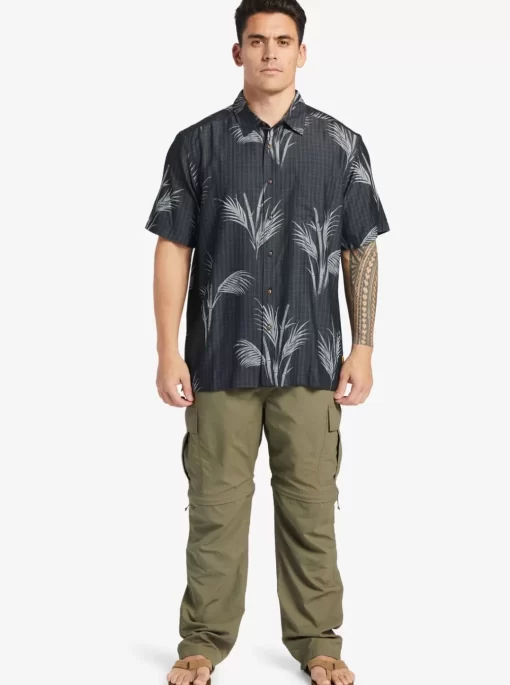 Mens Quiksilver Shirts & Polos | Waterman Skipped Out Woven Shirt