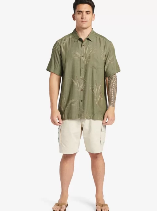 Mens Quiksilver Shirts & Polos | Waterman Skipped Out Woven Shirt