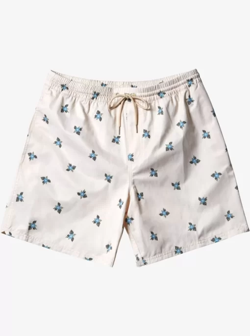 Mens Quiksilver Elastic Waist | Waterman Small Pedals 17" Volleys