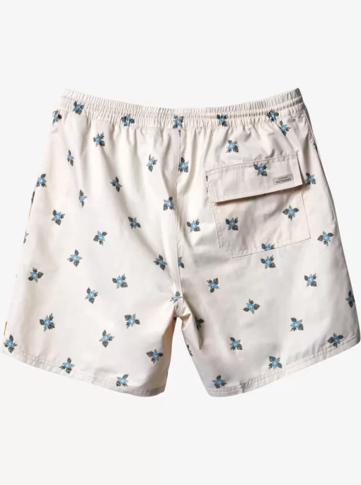Mens Quiksilver Elastic Waist | Waterman Small Pedals 17" Volleys