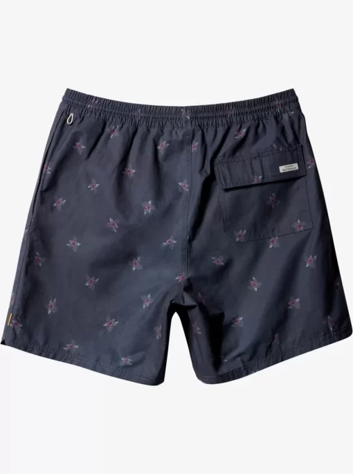 Mens Quiksilver Elastic Waist | Waterman Small Pedals 17" Volleys
