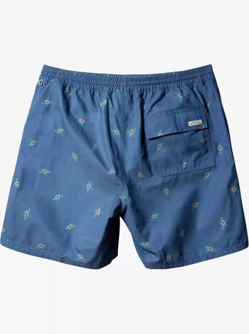 Mens Quiksilver Elastic Waist | Waterman Small Pedals 17" Volleys