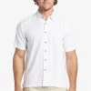 Mens Quiksilver Shirts & Polos | Waterman Tahiti Palms Premium Anti-Wrinkle Shirt