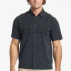 Mens Quiksilver Shirts & Polos | Waterman Tahiti Palms Premium Anti-Wrinkle Shirt
