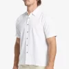 Mens Quiksilver Shirts & Polos | Waterman Tahiti Palms Premium Anti-Wrinkle Shirt