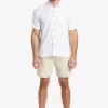 Mens Quiksilver Shirts & Polos | Waterman Tahiti Palms Premium Anti-Wrinkle Shirt