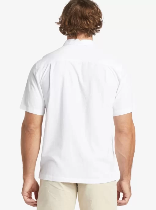 Mens Quiksilver Shirts & Polos | Waterman Tahiti Palms Premium Anti-Wrinkle Shirt